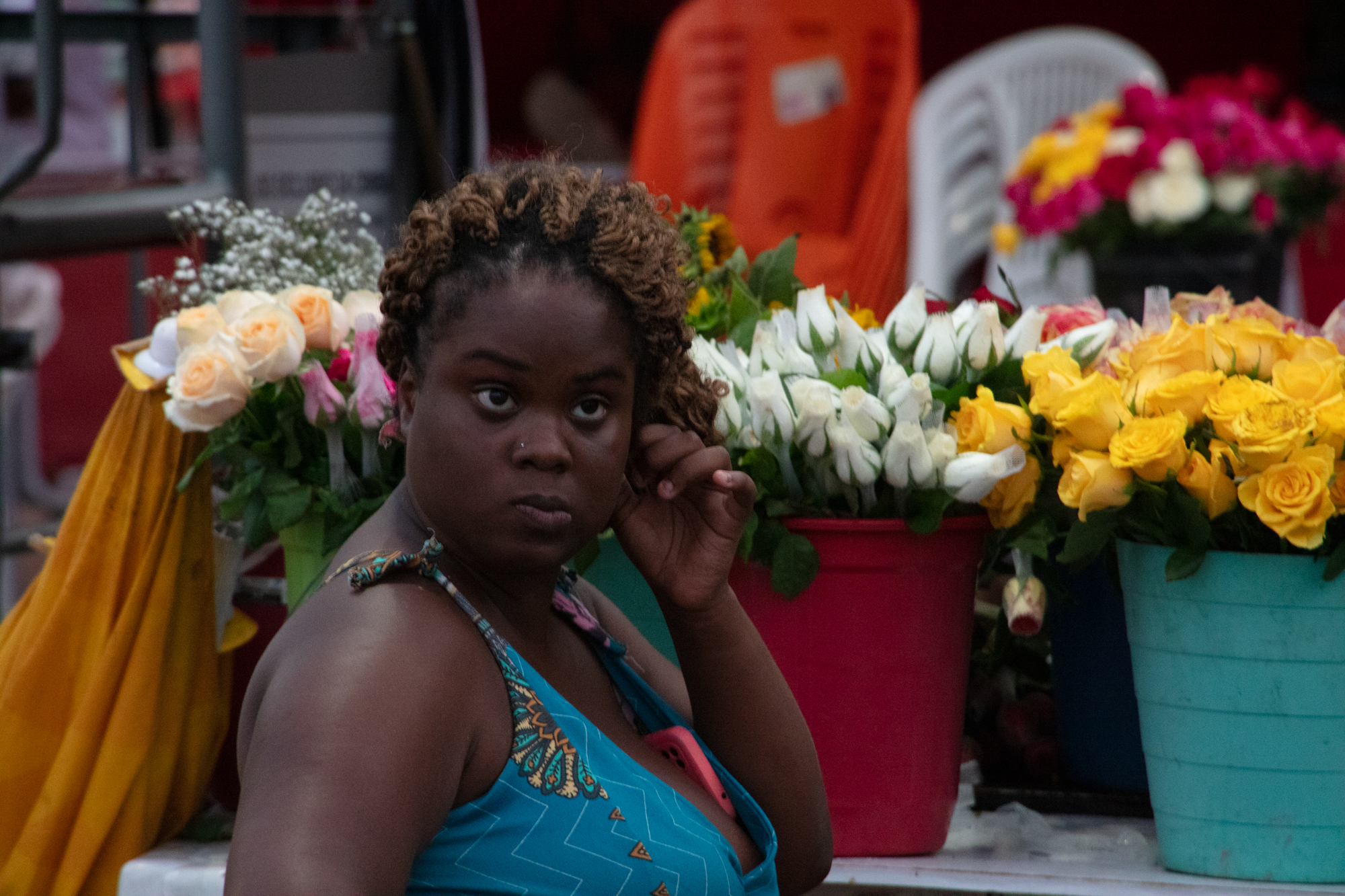 Flower seller